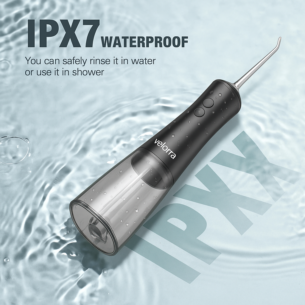 HydroGlow™ by Velorra – Advanced Dental Water Flosser